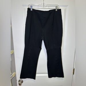 Cropped pull-on dress pants